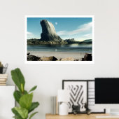 Poster Monolithe (Bureau à domicile)