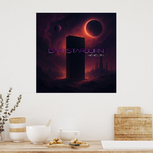 Poster Monolithe DarkStarBurn (Cuisine)