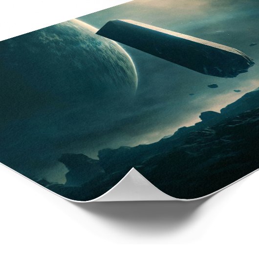 Poster Monolithe de gravité zéro (Coin)