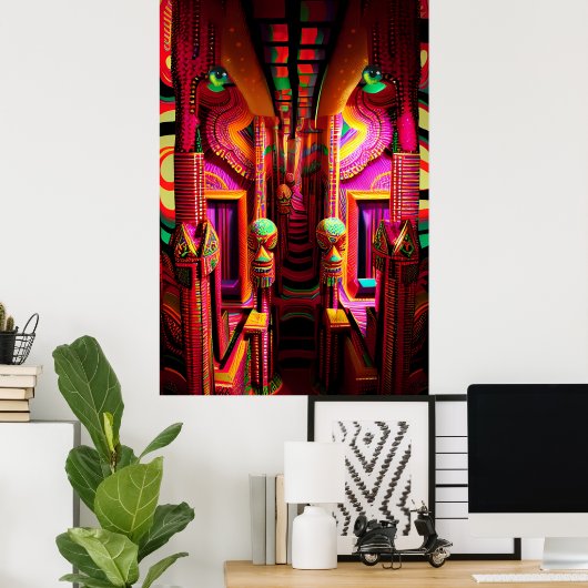 Poster Monologue intérieur (Bureau à domicile)