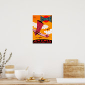 Poster Monoplane F-170 de Farman Brothers Airlines (Cuisine)