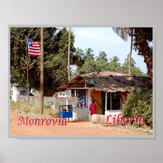 Poster Monrovia - Liberia - (Devant)
