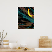 Poster Monscape le ciel de la nuit (Cuisine)
