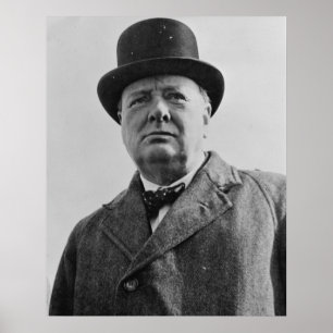Poster Monsieur Winston Churchill
