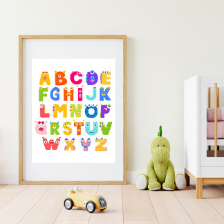 Poster Monster Alphabet ABC
