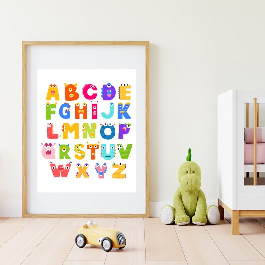 Poster Monster Alphabet ABC