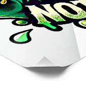 Poster Monster avec un message (Coin)