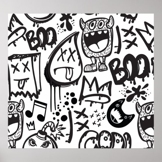 Poster Monster Boys : Motif à main (Devant)