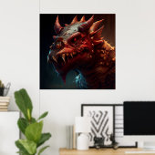 Poster Monster d'affiche (Bureau à domicile)