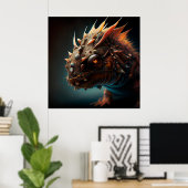 Poster Monster d'affiche (Bureau à domicile)