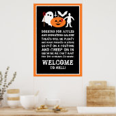 Poster Monster Gang, Bienvenue Halloween (Cuisine)