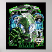 Poster Monster Jam Invasion Alien (Devant)