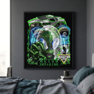 Poster Monster Jam Invasion Alien