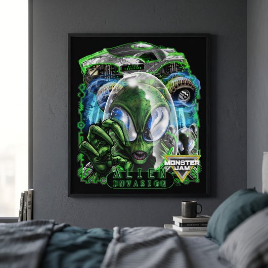 Poster Monster Jam Invasion Alien