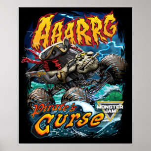 Poster Monster Jam La Malédiction des Pirates