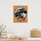Poster Monster Jam Monster Mutt (Cuisine)