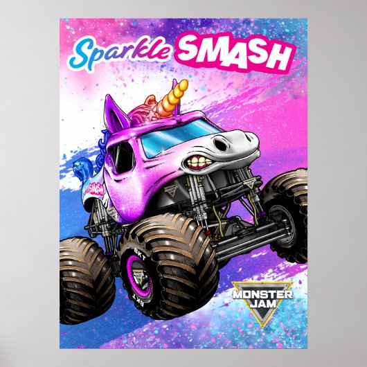 Poster Monster Jam Sparkle Smash (Devant)