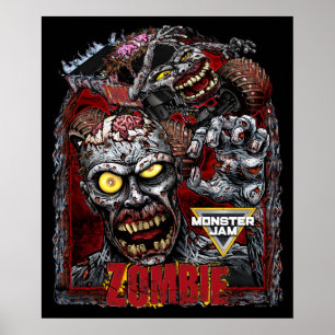 Poster Monster Jam Zombie