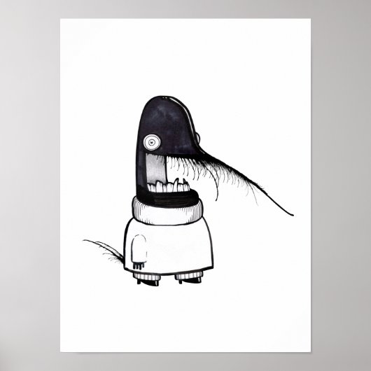 Poster Monster quotidien 100 (Devant)