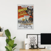 Poster Monster sur le Campus Classic film d'horreur (Bureau à domicile)