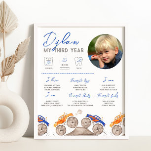 Poster Monster Trucks - Symbole de l'étape photo