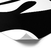Poster Monstera coloré Feuilles Floral Abstrait (Coin)