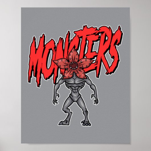 Poster Monstre (Devant)