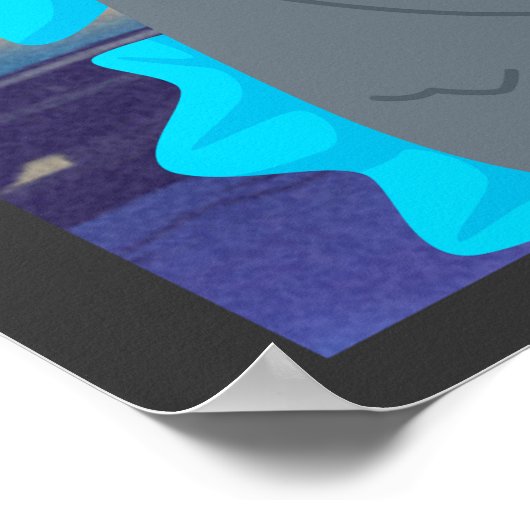 Poster Monstre adorable de Cutezilla (Coin)