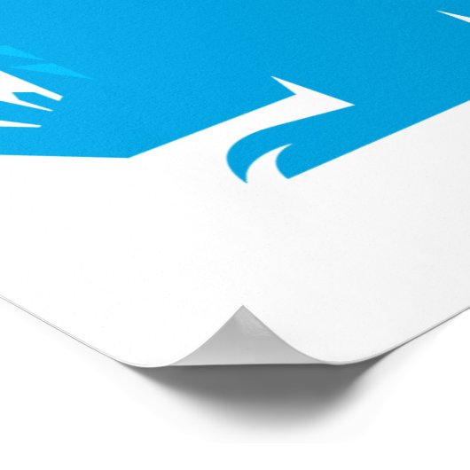 Poster monstre bleu (Coin)