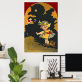 Poster Monstre Chien Chien Chien Peur Valentine (Bureau à domicile)