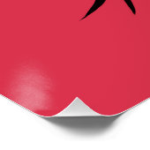 Poster Monstre de fleurs à morsure gothique déplaisante (Coin)