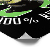 Poster Monstre de Frankenstein - 100% Recyclé S Funny Hal (Coin)