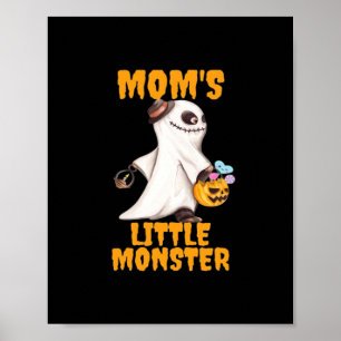 Poster Monstre de la petite maman du Boo Funny Graphisme