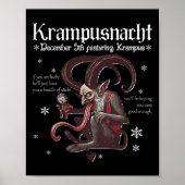 Poster Monstre de Noël Krampusnacht Festi (Devant)
