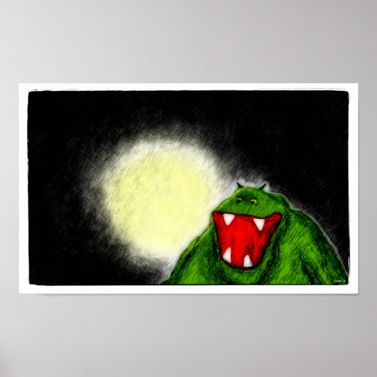 Poster Monstre de nuit (Devant)