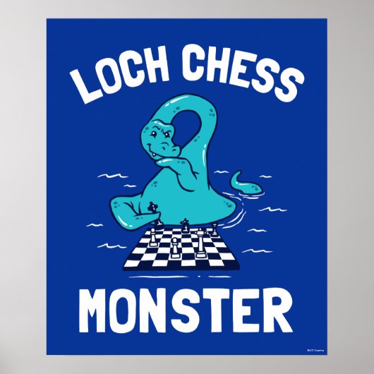 Poster Monstre d'échecs Loch (Devant)