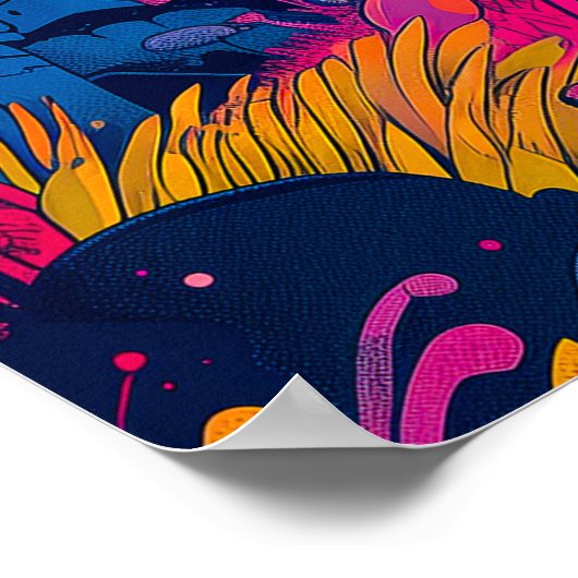 Poster Monstre géant de l'arbre Eyeball (Coin)