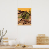 Poster Monstre Gila du sud-ouest de 20 po x 16 po (Cuisine)