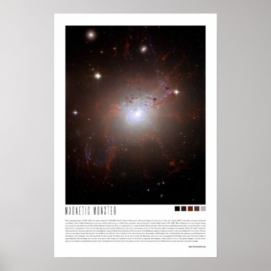 Poster Monstre magnétique (NGC 1275) (Devant)