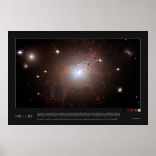 Poster Monstre magnétique (NGC 1275) (Devant)