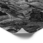 Poster Monstre narquois Par Gustave Dore (Coin)