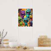 Poster Monstres (Cuisine)