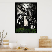 POSTER MONSTRES CLASSIQUES (Cuisine)