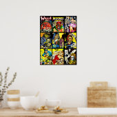 Poster monstres créatures ghouls horreur comics art (Cuisine)