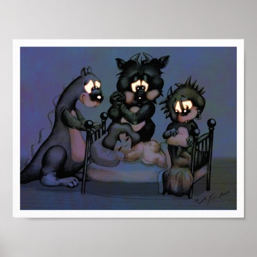 Poster Monstres dans ma chambre (Devant)