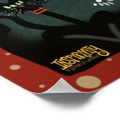 Poster Monstres de squelette Éffrayant Halloween (Coin)