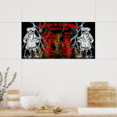 Poster Monstres de Waffenrock (Cuisine)