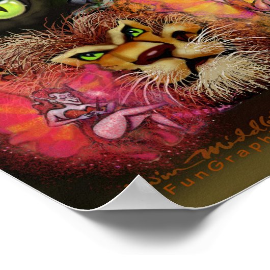 Poster Monstres d'Halloween (Coin)