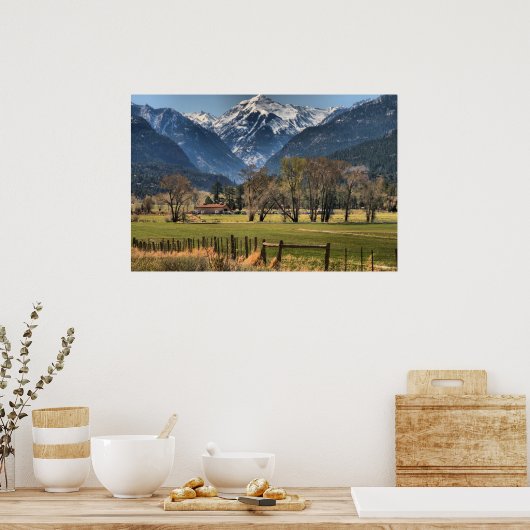 Poster Mont Abrams, Colorado (Cuisine)