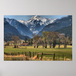 Poster Mont Abrams, Colorado